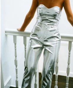 4TH & RECKLESS Philo Trouser - Silver