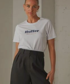 Huffer Stella Fairside Tee - White -Peppermayo cloth-shop 00193af735d64ad8a7e3751f2bfc843f scaled
