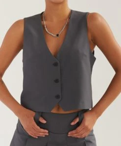 Silk X Peppermayo Cartwright Vest Top - Gunmetal Grey 14 Silk X Peppermayo Cartwright Vest Top - Gunmetal Grey -Peppermayo cloth-shop 002f6a4ea49047659efd29a601ba13a3 scaled
