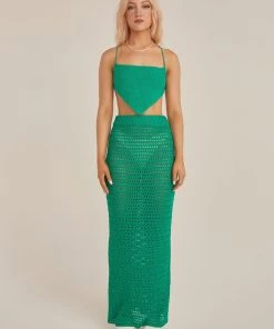 Riley Hubatka X Peppermayo Free Time Crochet Maxi Skirt - Green -Peppermayo cloth-shop 035b790249d549b6827d9a5df0680234 scaled
