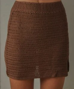 Peppermayo Exclusive Summer Style Crochet Skirt - Choc Brown -Peppermayo cloth-shop 03761ef7e4644384994c5469c855f71f scaled