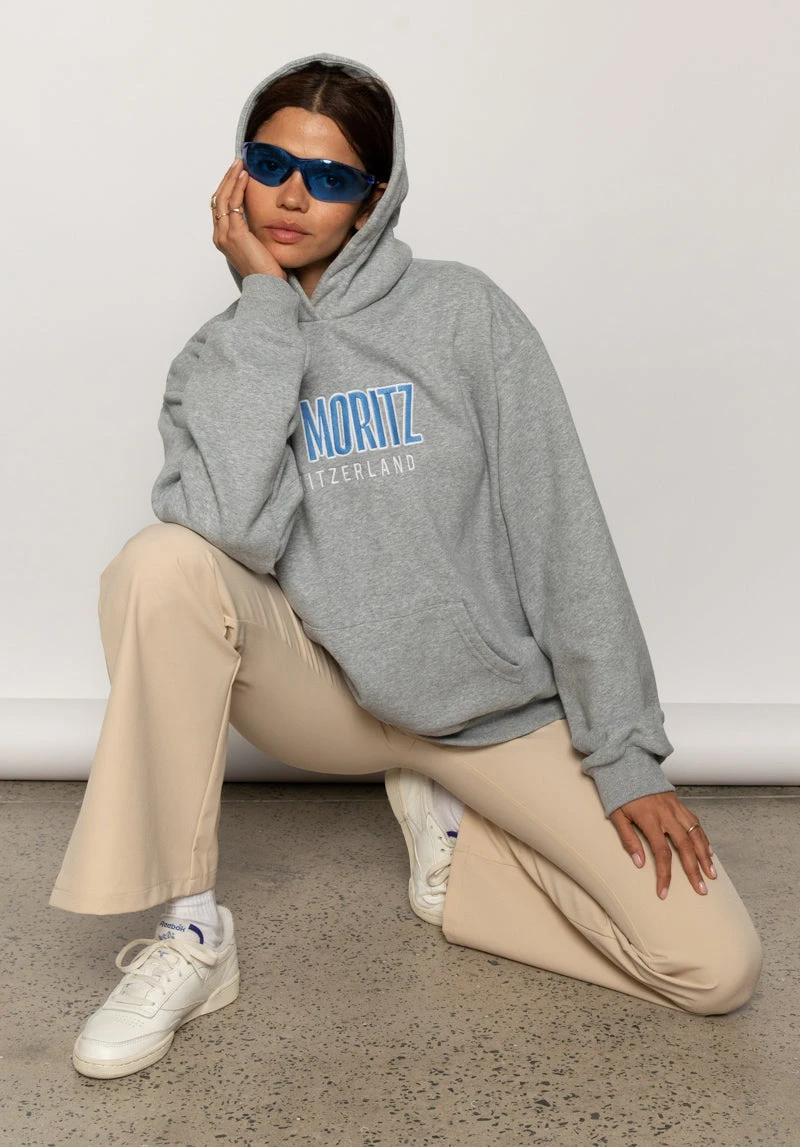 Peppermayo Exclusive Frost Bite Oversized Hoodie - Grey Marle 5 Peppermayo Exclusive Frost Bite Oversized Hoodie - Grey Marle - Image 5