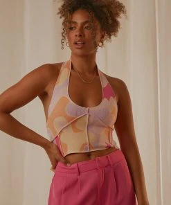 Peppermayo Exclusive Thrill Bound Overlock Crop - Psychedelic -Peppermayo cloth-shop 05c28764cd69449197392f4813028e14 scaled