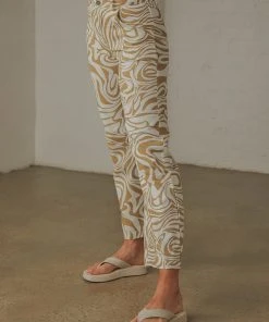 Peppermayo Serena Pants - Tan Print -Peppermayo cloth-shop 071004f4d7454bf8b19e8914a143ac33 scaled