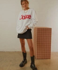 Rolla's Coca Cola World Sweat - Vintage White -Peppermayo cloth-shop 07b2ed4c1dd9454f9cd0aaca4e4b69be scaled