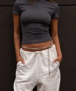 Silk X Peppermayo Solidify Me Baby Tee - Gunmetal Grey -Peppermayo cloth-shop 080f0740d4374378918bf83ca52ab8f6 scaled