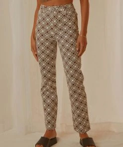 Peppermayo Exclusive Electric Avenue Pants - Choc Retro -Peppermayo cloth-shop 081b2dd17df54f7f979e8d3931c06ad0 scaled