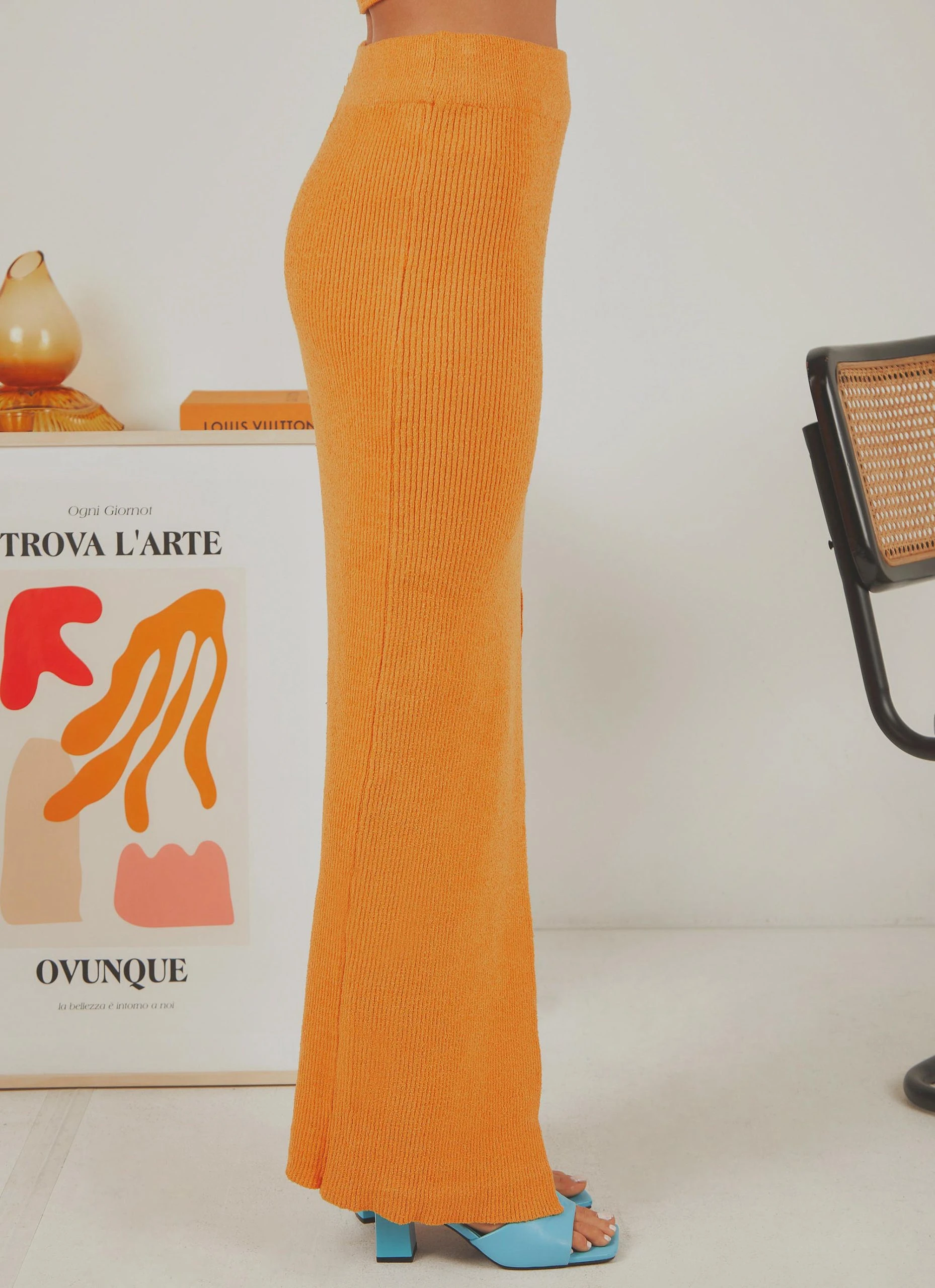 Peppermayo Soraya Midi Skirt - Orange 4 Peppermayo Soraya Midi Skirt - Orange - Image 4