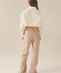 Peppermayo Exclusive Nuance Suit Pants - Oatmeal -Peppermayo cloth-shop 1060530b2c1941bb80d0b582878bcbed