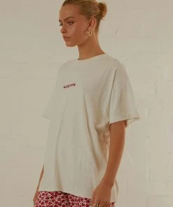 Afends Grow Some Hemp Oversized Tee - Off White -Peppermayo cloth-shop 11458d80dfd648bfb22f603f41f62dae scaled