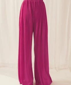 Peppermayo Exclusive 90s Muse Plisse Pants - Magenta 12 Peppermayo Exclusive 90s Muse Plisse Pants - Magenta -Peppermayo cloth-shop 1157b5fbab764487ab8aa66f8e20c6c1