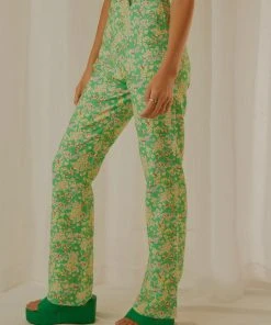 Rolla's Jade Floral Bootcut Pant - Apple -Peppermayo cloth-shop 1450d56f2b6948e2b2ff2f9abded9f45 scaled