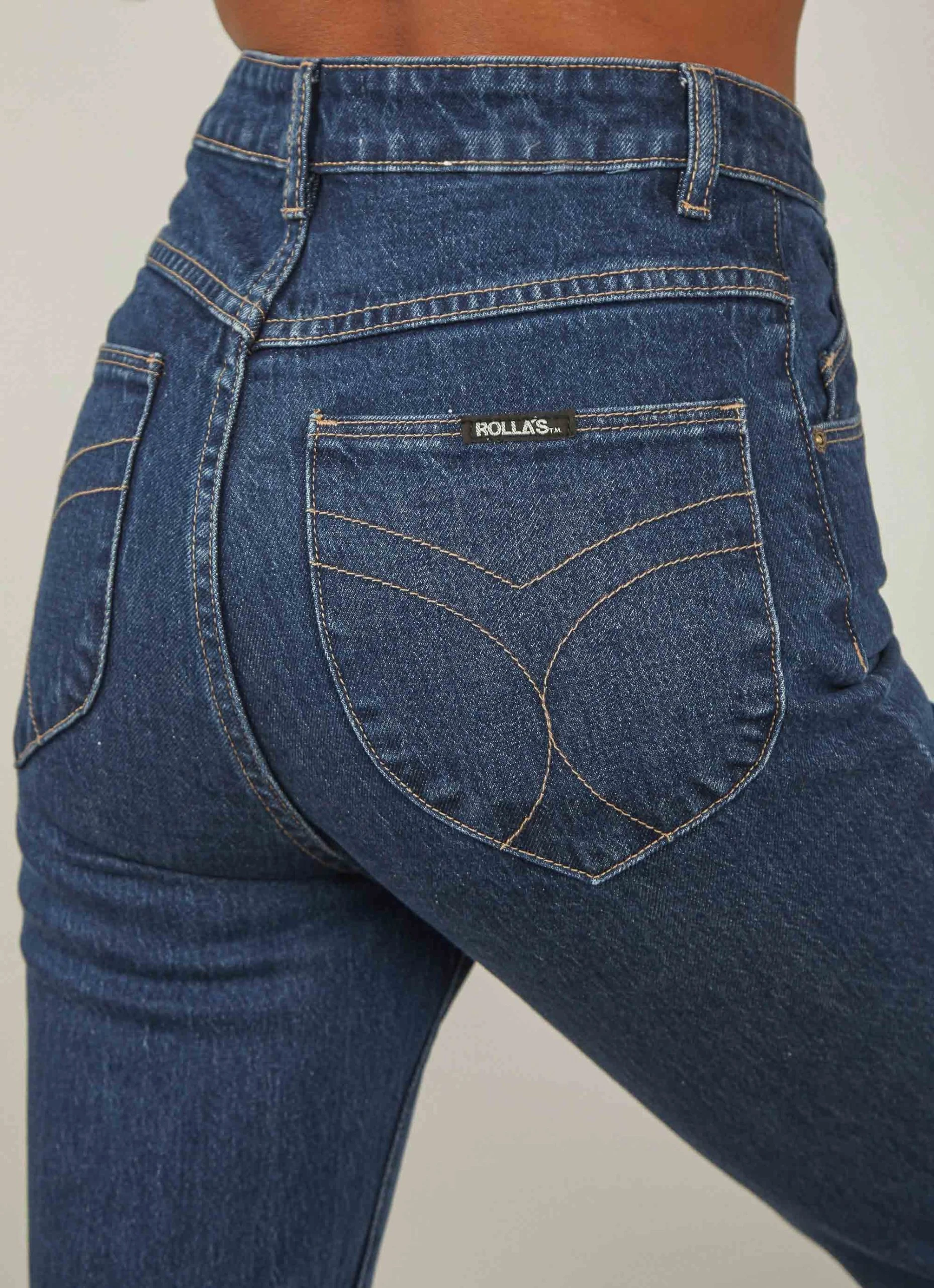 Rolla's Dusters Jean - Eco Ruby Blue 2 Rolla's Dusters Jean - Eco Ruby Blue - Image 2