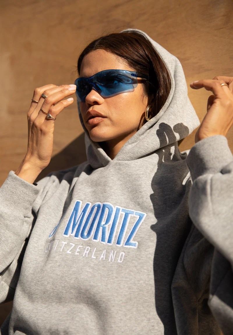 Peppermayo Exclusive Frost Bite Oversized Hoodie - Grey Marle 6 Peppermayo Exclusive Frost Bite Oversized Hoodie - Grey Marle - Image 6