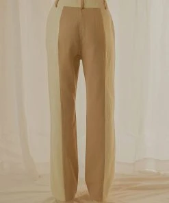 Peppermayo Exclusive Rhye Contrast Pants - Nude -Peppermayo cloth-shop 19d4f108229945f6badf1665d647f6ca scaled
