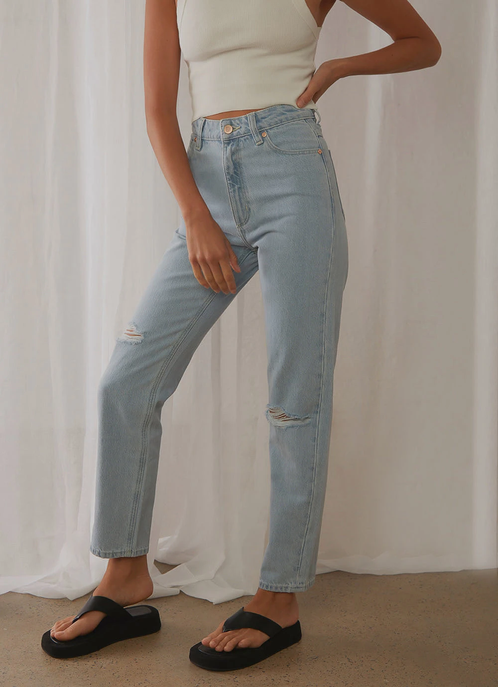 Abrand A 94 Slim Jeans - Daisy Blue 4 Abrand A 94 Slim Jeans - Daisy Blue - Image 4