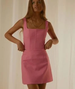 Peppermayo Exclusive Rooftop Drinks Mini Skirt - Pink