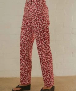 Afends Shelby Hemp Print Wide Leg Pant - Red 13 Afends Shelby Hemp Print Wide Leg Pant - Red -Peppermayo cloth-shop 1ae9c065cb2e47caba7f610475c26556 scaled