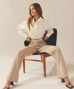 Peppermayo Exclusive Nuance Suit Pants - Oatmeal -Peppermayo cloth-shop 1d3d469672b149e5a00d7f87665f3a90