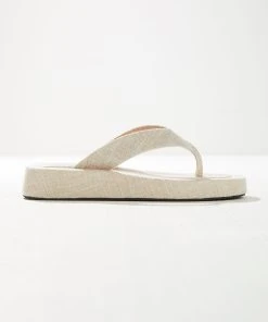 Cult Avenue Pixie Sandal - Oatmeal Linen -Peppermayo cloth-shop 1db4b697d51d434c92f733705fd9161c scaled