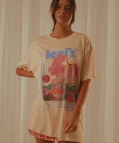 Levi's Graphic SS Road Trip Tee - Peach Puree