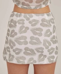 Riley Hubatka X Peppermayo Midnight Kisses Mesh Mini Skirt - Greyscale -Peppermayo cloth-shop 20389dadf0e549ad8eb3a87a5eca59a9 scaled