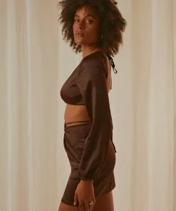 Peppermayo Exclusive Musier Crop Top - Chocolate 8 Peppermayo Exclusive Musier Crop Top - Chocolate -Peppermayo cloth-shop 2140b21dfb69481dafb4afb0d28836e1 scaled