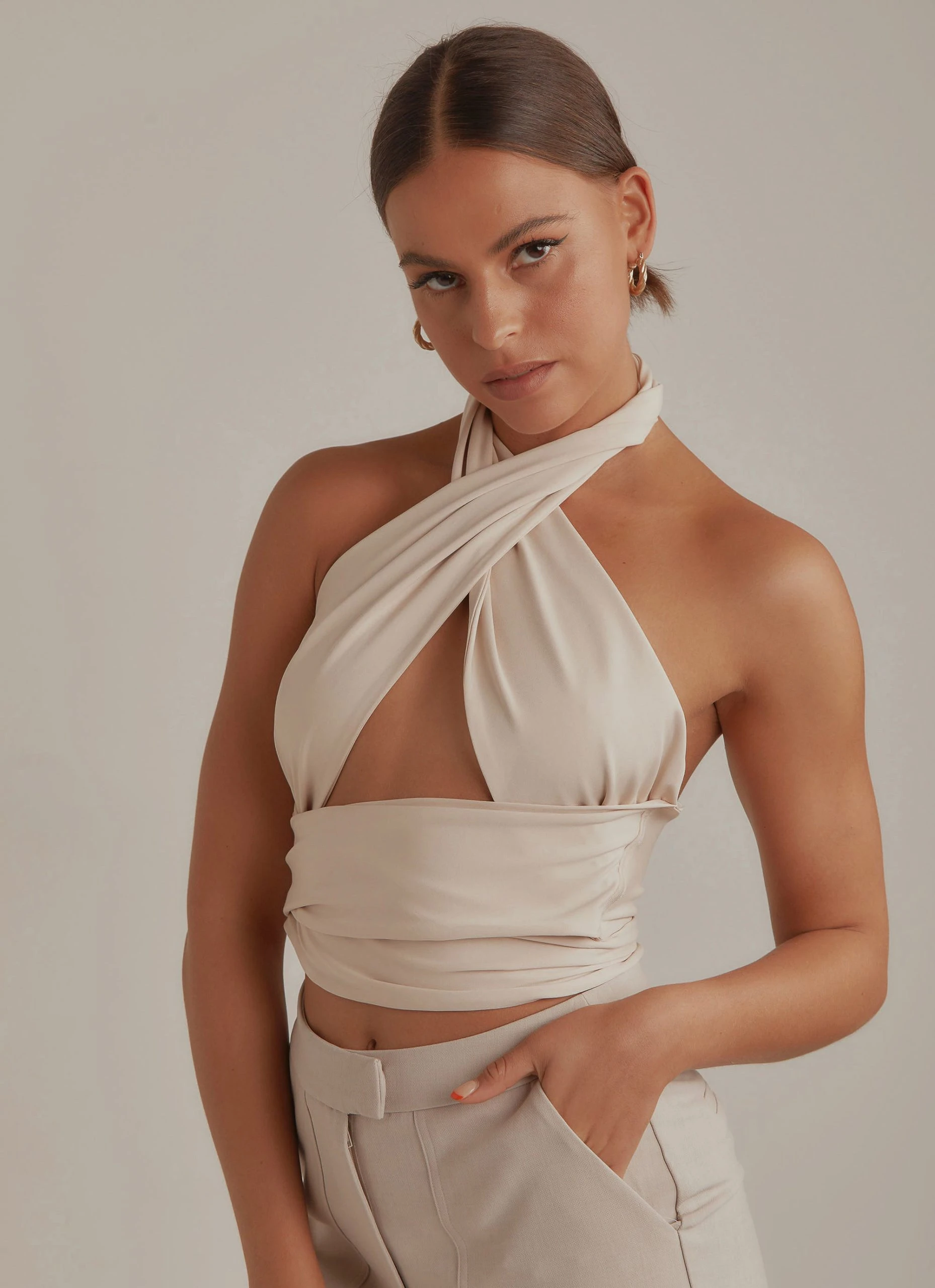 Peppermayo Emotions Crop Top - Ivory 2 Peppermayo Emotions Crop Top - Ivory - Image 2