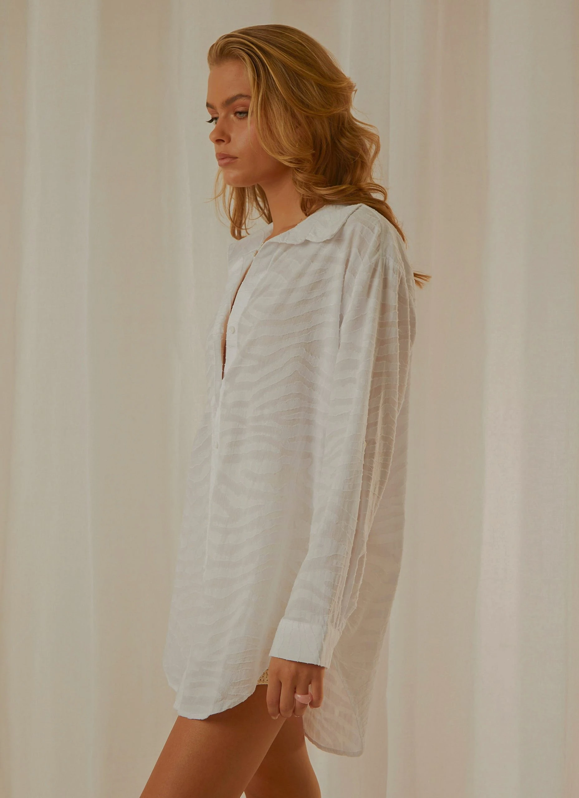 Cools Club Beach Shirt - White Leopard 4 Cools Club Beach Shirt - White Leopard - Image 4