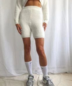 Peppermayo Trends Knit Shorts - Cream