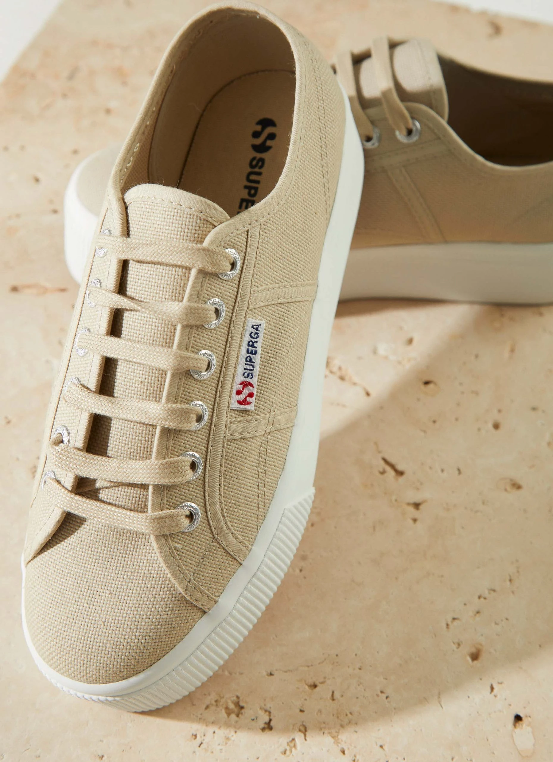 Superga 2790ACOTW Linea Up And Down Sneakers - 949 Taupe 2 Superga 2790ACOTW Linea Up And Down Sneakers - 949 Taupe - Image 2
