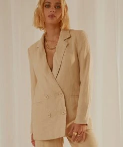 Nude Lucy Marvin Blazer - Oat -Peppermayo cloth-shop 280c2d5c9d024310975f65ba24dc21f1 scaled