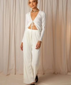 Peppermayo Exclusive Barcelona Nights Tie Top - Ivory -Peppermayo cloth-shop 285b710859cc4ec1b96f5d6d6bea3798 scaled