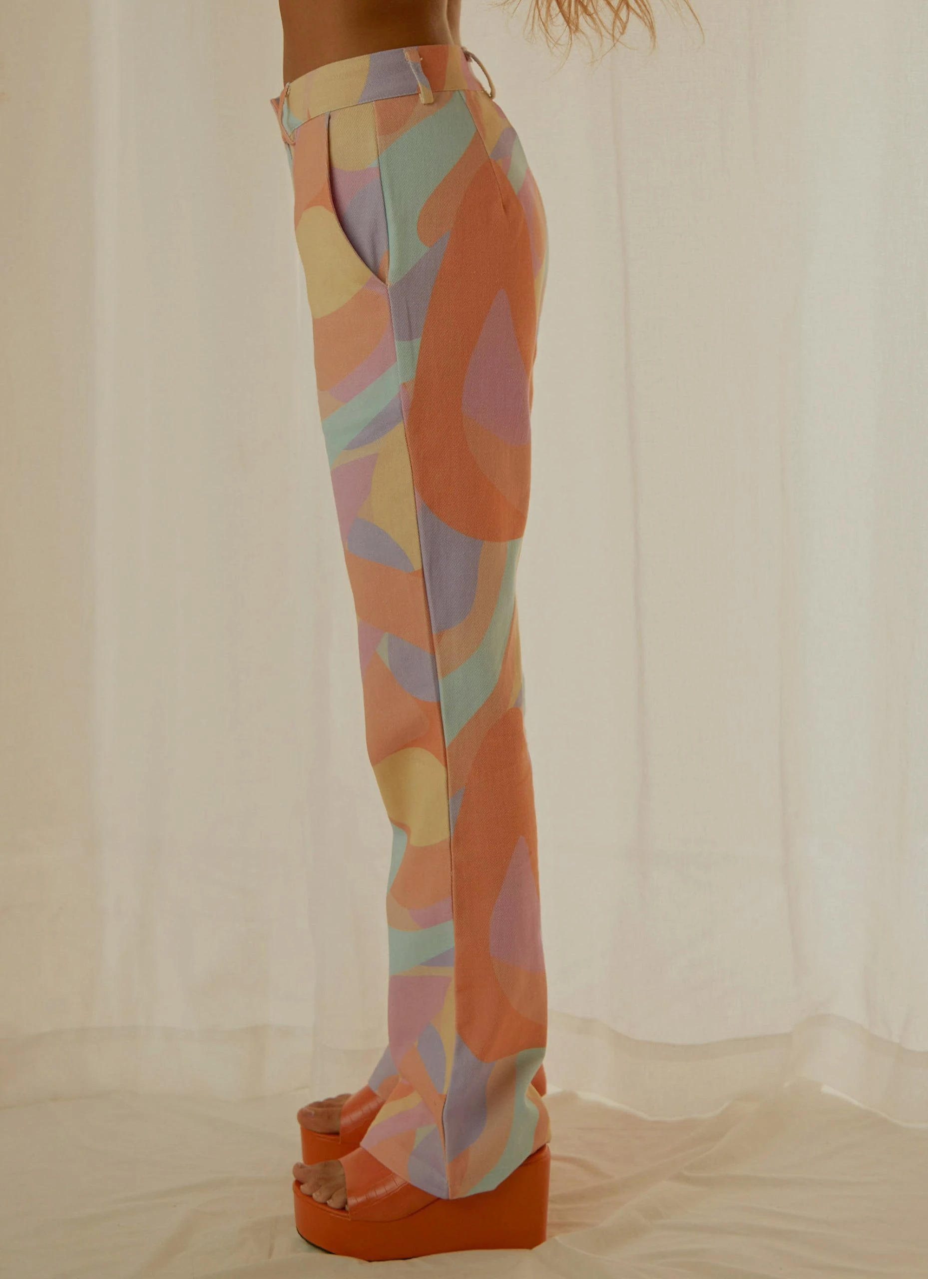 Peppermayo Exclusive Keep Your Heart Pants - Pastel Wave 4 Peppermayo Exclusive Keep Your Heart Pants - Pastel Wave - Image 4