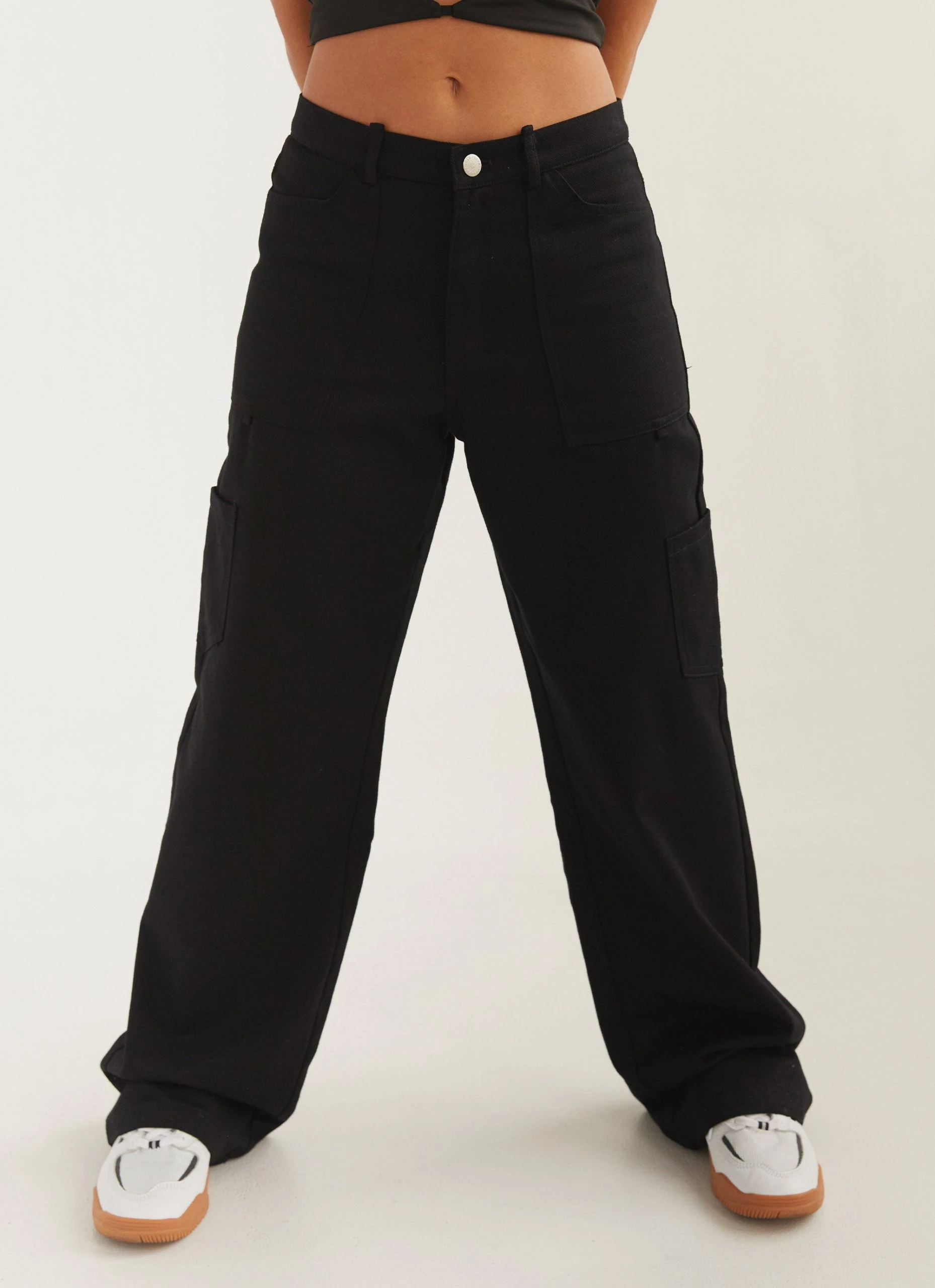 Silk X Peppermayo Uncommon Lowrise Cargo Pants - Shadow 3 Silk X Peppermayo Uncommon Lowrise Cargo Pants - Shadow - Image 3