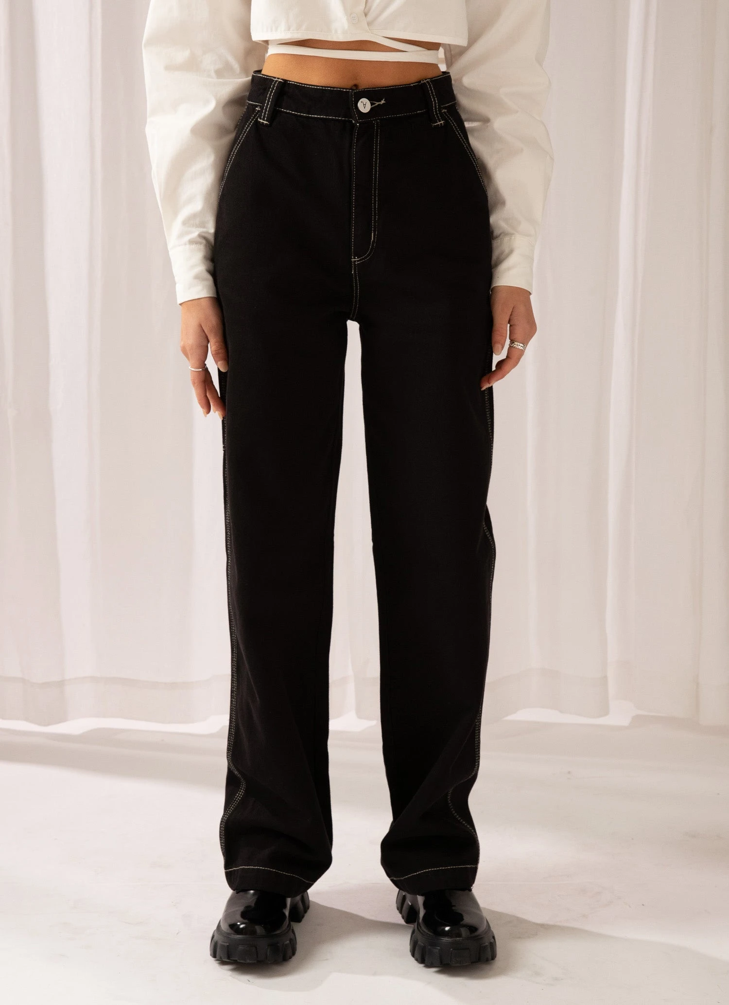 Abrand A Carrie Carpenter Black - Jet Black 4 Abrand A Carrie Carpenter Black - Jet Black - Image 4