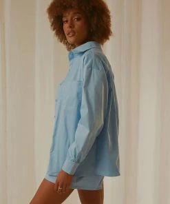 Peppermayo Exclusive Daydreams Shirt - Baby Blue -Peppermayo cloth-shop 2f372a87988a435f86568f18cfbc4c86 scaled