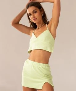 Peppermayo Exclusive Warmer Water Terry Halter Crop - Lime Green 8 Peppermayo Exclusive Warmer Water Terry Halter Crop - Lime Green -Peppermayo cloth-shop 2f6e4205cd2e4f9c87d793b8426f0c5a
