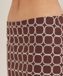 Riley Hubatka X Peppermayo Disco Nights Mini Skirt - Chocolate Geo -Peppermayo cloth-shop 316a09249db84a27954dfe6739f8cdb9