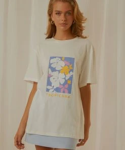 Charlie Holiday Tropicana Boyfriend Tee - White 9 Charlie Holiday Tropicana Boyfriend Tee - White -Peppermayo cloth-shop 32deef6737e54391b7906b28c36153c1 scaled