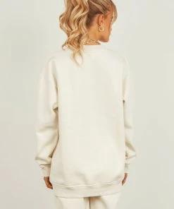 Nude Lucy Carter Classic Boyfriend Sweat - Ecru -Peppermayo cloth-shop 337f8110b2dd4c3696fe36ad47a1310a scaled