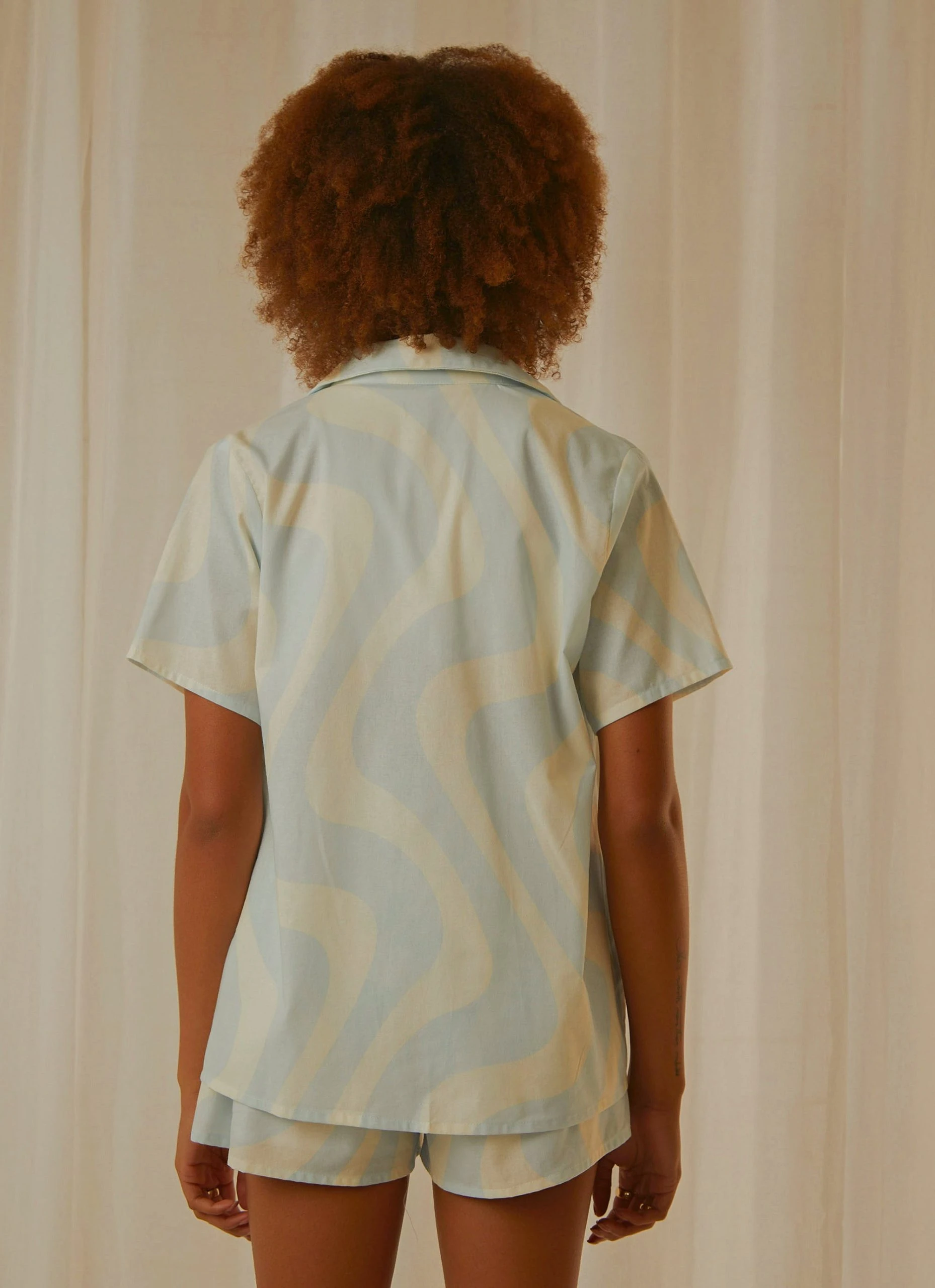 Peppermayo Exclusive Feels Like Sunday Shirt - Light Blue Wave 5 Peppermayo Exclusive Feels Like Sunday Shirt - Light Blue Wave - Image 5