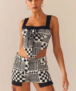 Peppermayo Exclusive Play It Louder Bustier Top - Barcode