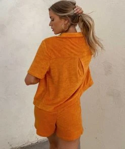 Vacancy Supply Holiday Terry Shirt - Tangerine -Peppermayo cloth-shop 37342f0fa0fc46bb85b9004bfe55fc28 scaled