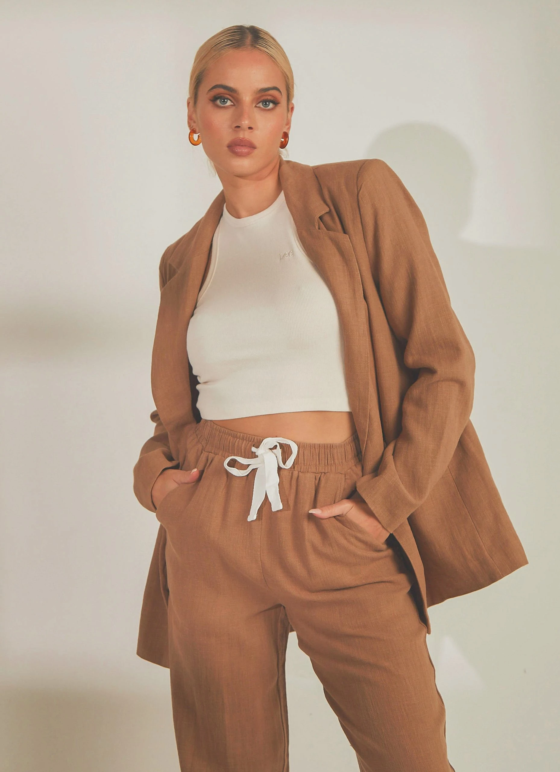 Nude Lucy Marvin Blazer - Coffee 3 Nude Lucy Marvin Blazer - Coffee - Image 3