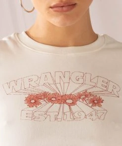 Wrangler The Dazed Rib Tee - Vintage White -Peppermayo cloth-shop 383375fd4d864b6585afdb24e2d64eb2