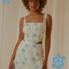 Peppermayo Exclusive Springtime Picnics Bustier - Blue Vista Floral