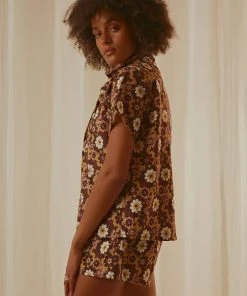 Peppermayo Exclusive Woodstock Shirt - Retro Floral -Peppermayo cloth-shop 3a074d0db36448a38a4a58e1adffeff2 scaled