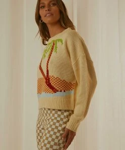 Cools Club Island Knit - Natural -Peppermayo cloth-shop 3bebc4de03914bb68c80c560cf758cf1 scaled