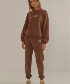Vacancy Supply Holiday House Sweatpant - Choc Brown -Peppermayo cloth-shop 3c3507e35258412bab9ef1f754c451ba scaled